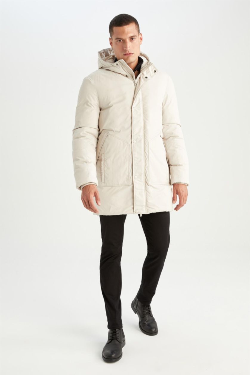 MAN Stone Oversize Fit Hooded Warmtech Waterproof Thick Puffer Jacket