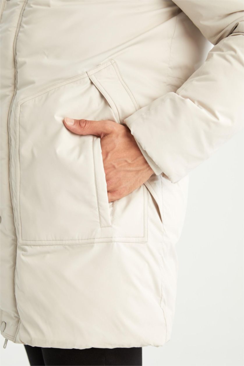 MAN Stone Oversize Fit Hooded Warmtech Waterproof Thick Puffer Jacket