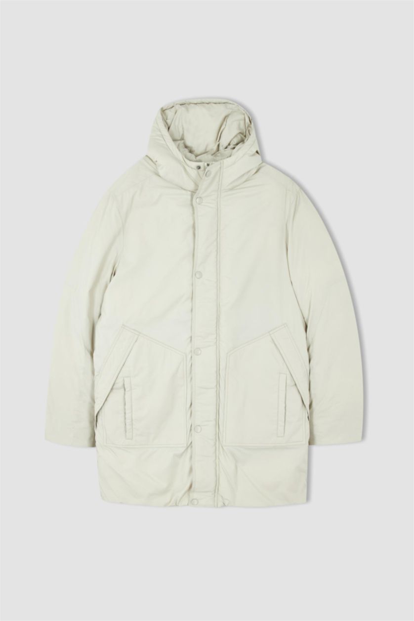 MAN Stone Oversize Fit Hooded Warmtech Waterproof Thick Puffer Jacket