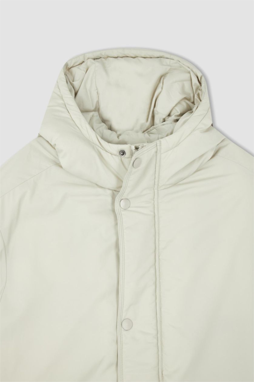 MAN Stone Oversize Fit Hooded Warmtech Waterproof Thick Puffer Jacket