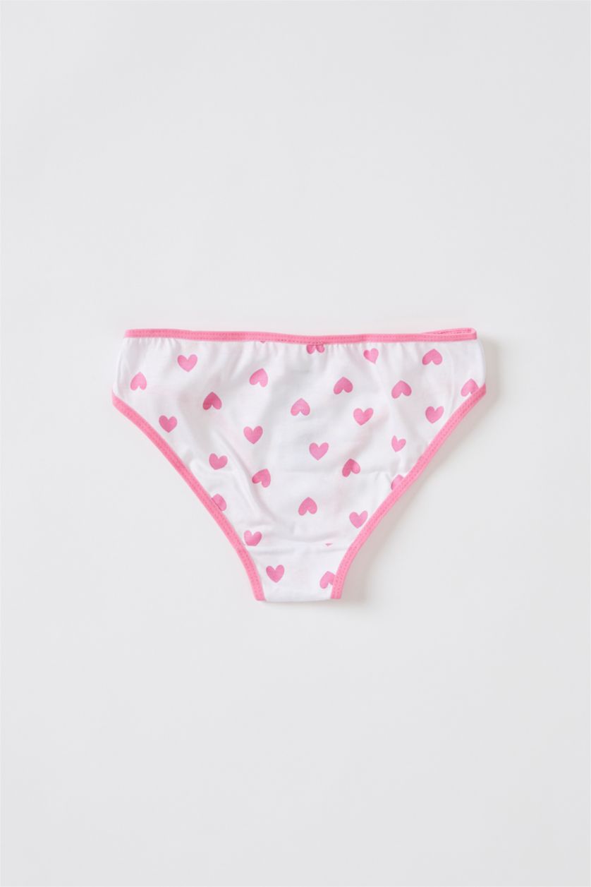 GIRLS & TEENS White 3 Pack Printed Thong Set