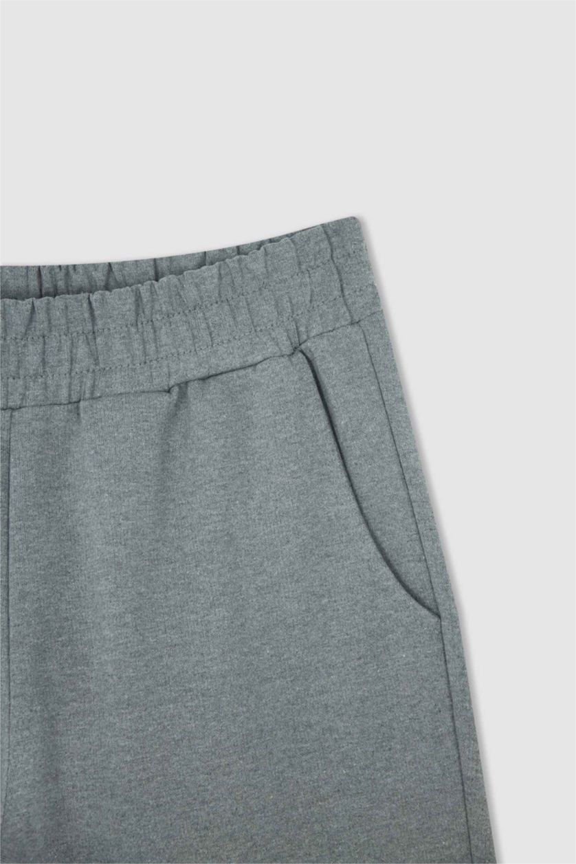 Женщины Антрацит Штаны джоггеры с резинкой на талии