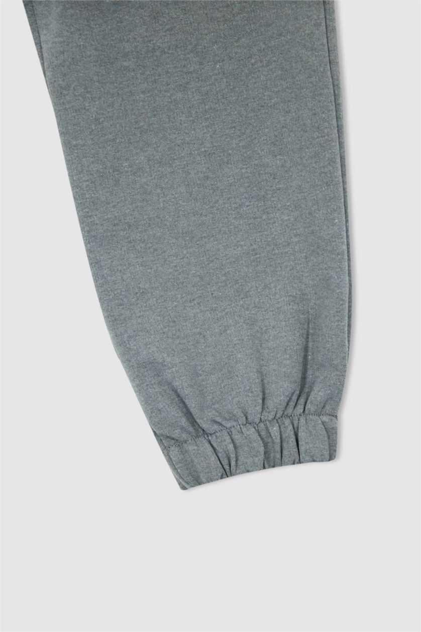 Женщины Антрацит Штаны джоггеры с резинкой на талии