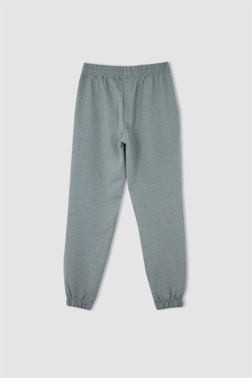 Женщины Антрацит Штаны джоггеры с резинкой на талии