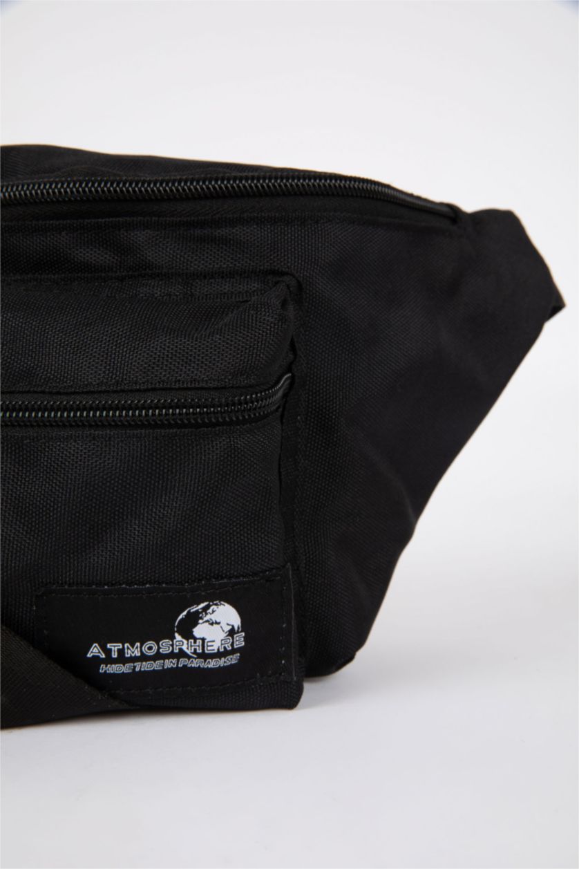 Мужчины Черный Мужская поясная сумка