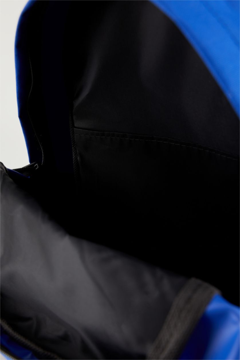 MAN Blue Unisex School Backpack with Laptop Compartment