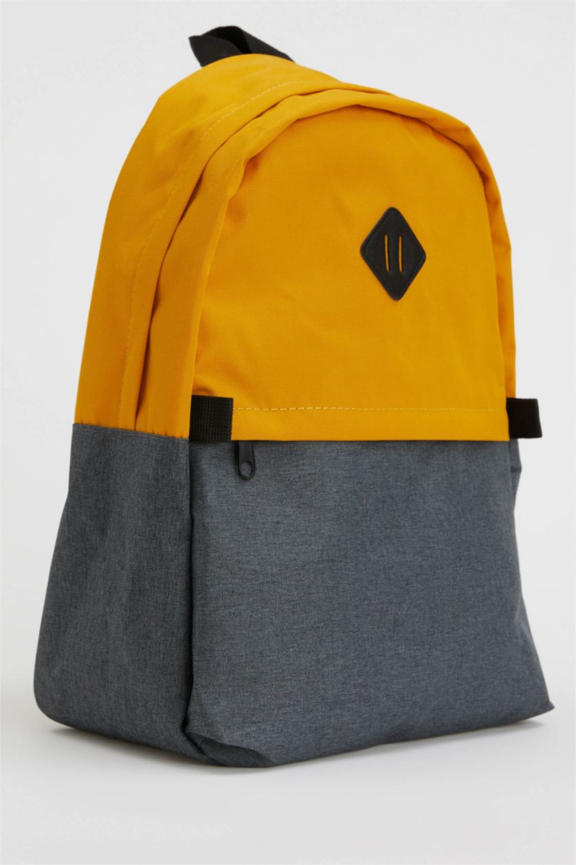 Мужчины Желтый Рюкзак с отделом для ноутбука унисекс, Школьная коллекция