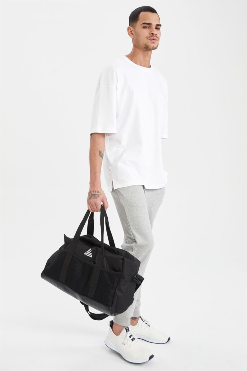 Erkek Siyah Spor Ve Seyahat Çantası
