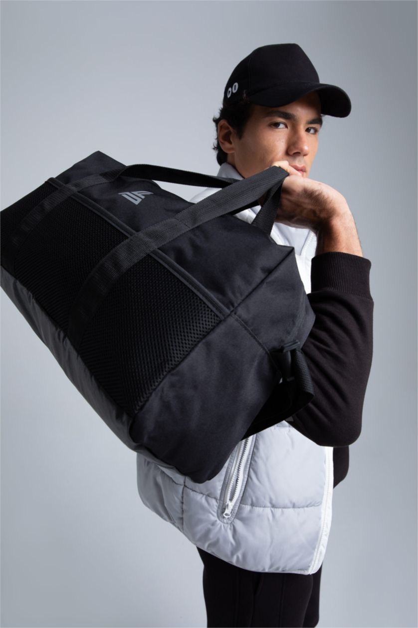 Erkek Siyah Spor Ve Seyahat Çantası