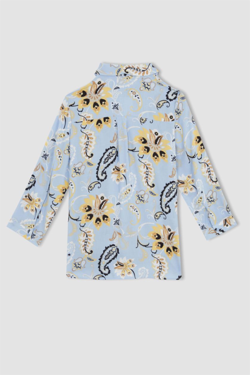 Kadın Mavi Loose Fıt