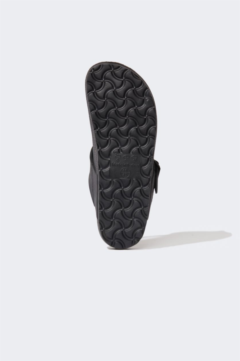 Erkek Siyah Erkek Parmak Arası Eva Terlik