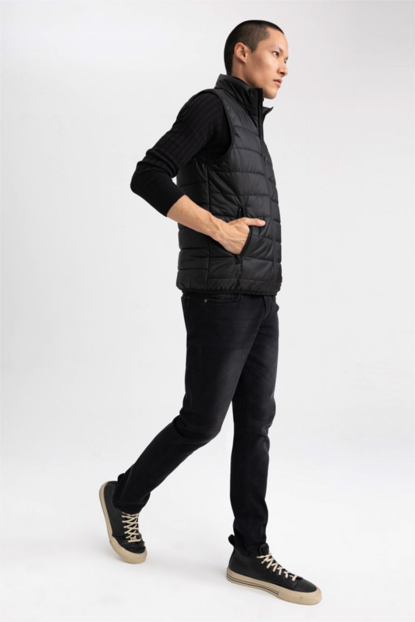 رجالي أسود فيست سليم فيت