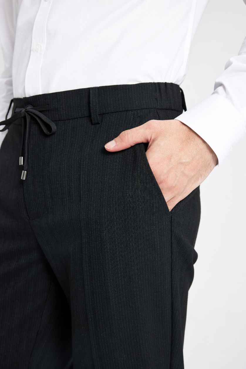 Man Black Jogger Pants