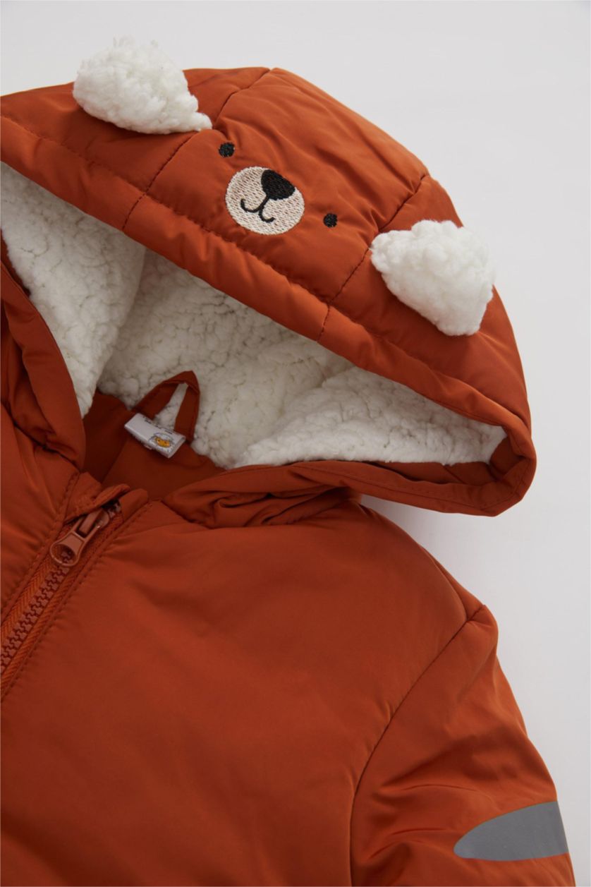 Малыши мальчики Оранжевый Куртка стандартного кроя 3D для мальчиков