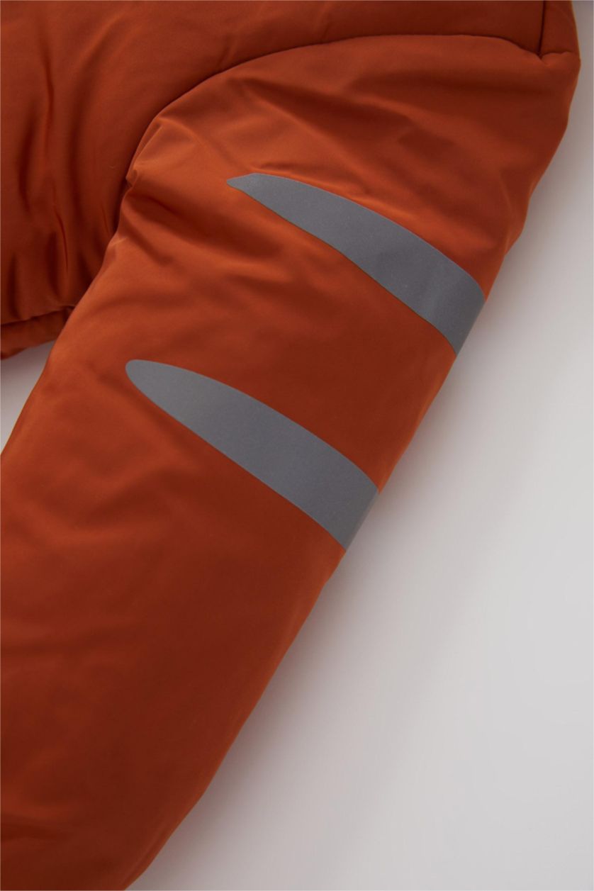 Малыши мальчики Оранжевый Куртка стандартного кроя 3D для мальчиков