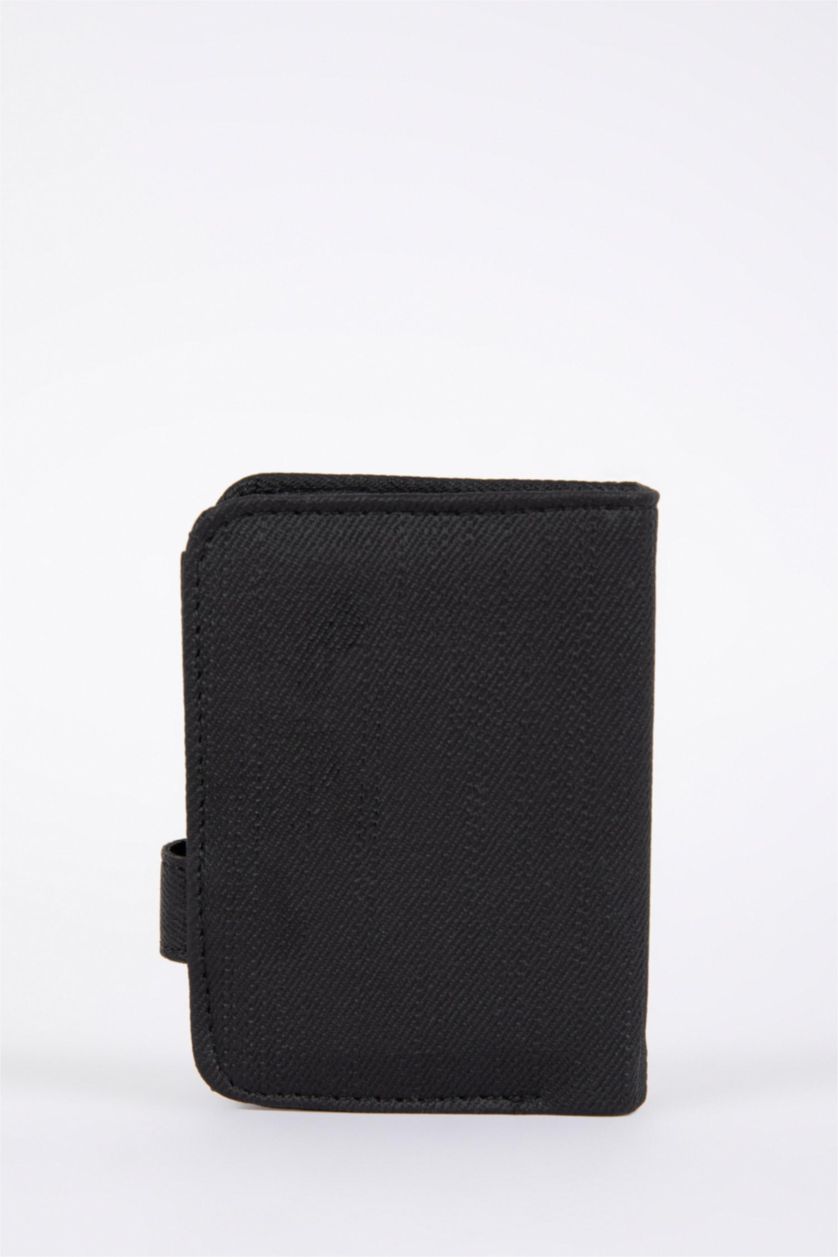 HOMME Noir Portefeuille en similicuir