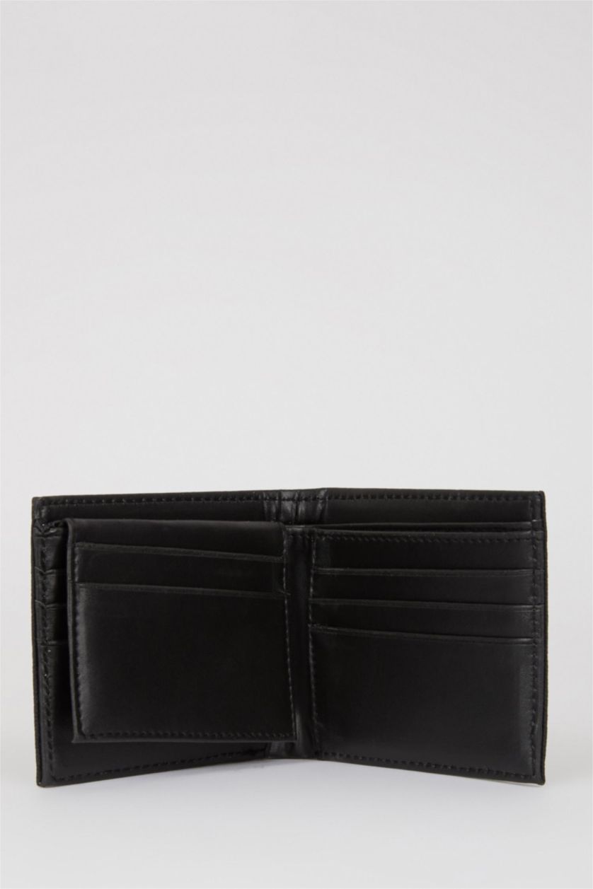 Erkek Siyah Erkek Suni Deri Cüzdan