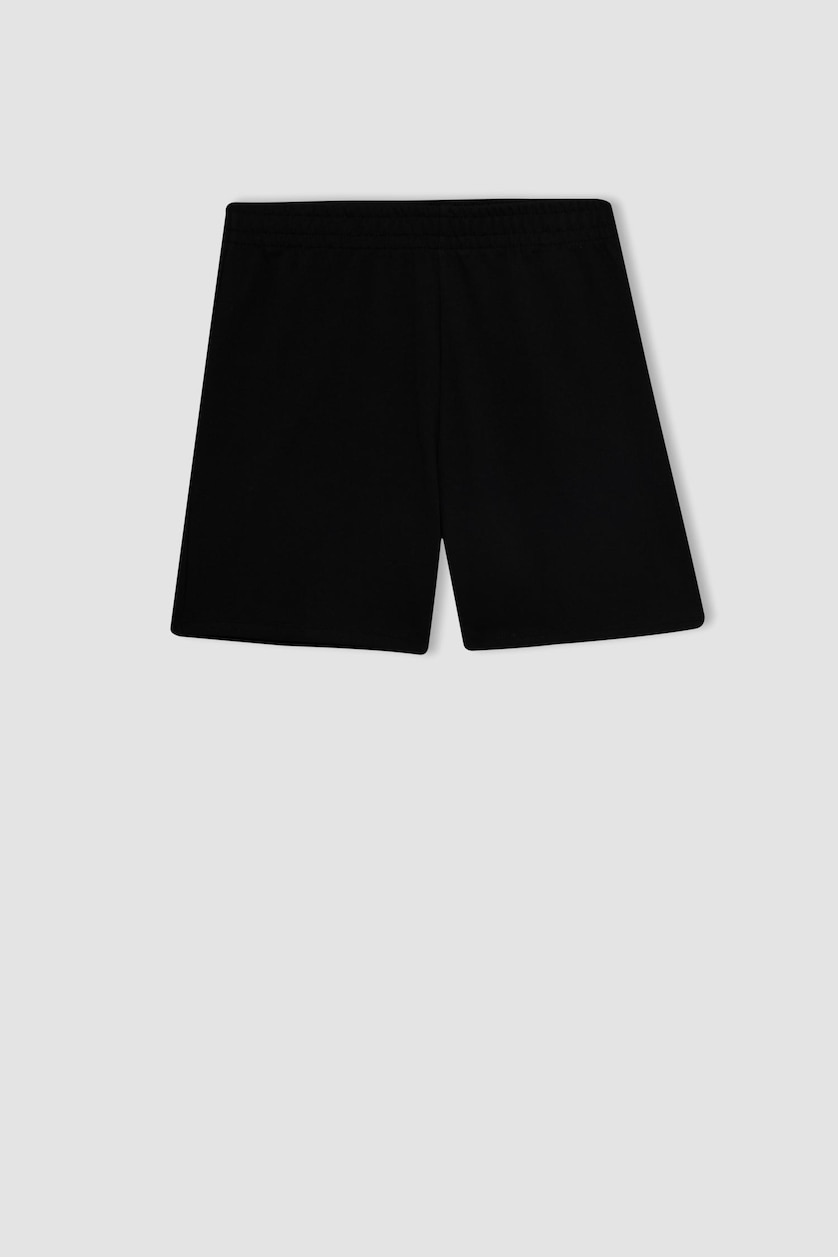 Women Black Regular Fit Thin Sweatshirt Fabric