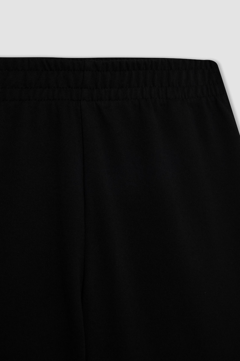 Women Black Regular Fit Thin Sweatshirt Fabric