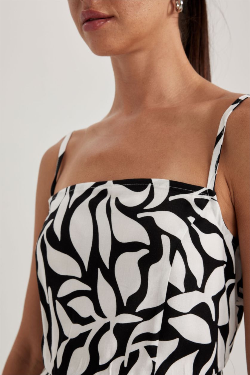 WOMAN Black Midi Dress