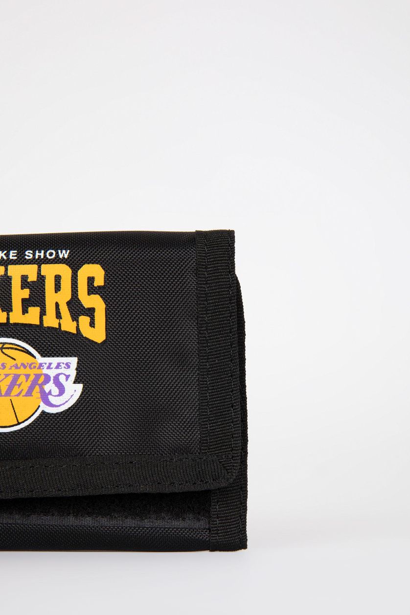 Erkek Siyah Erkek NBA Los Angeles Lakers Cüzdan
