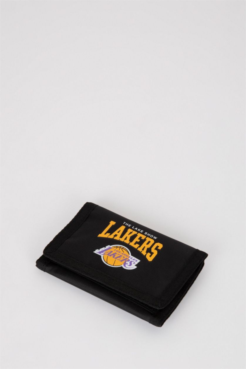 Erkek Siyah Erkek NBA Los Angeles Lakers Cüzdan