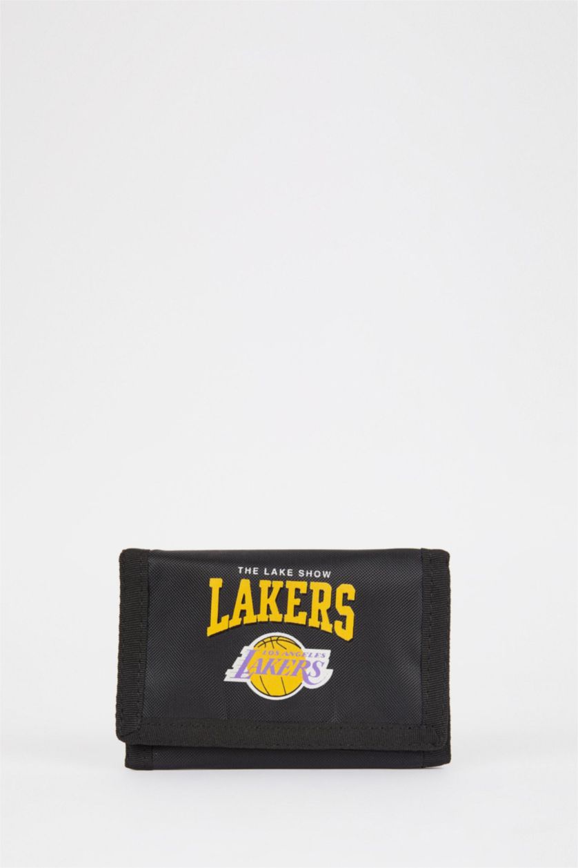 Erkek Siyah Erkek NBA Los Angeles Lakers Cüzdan