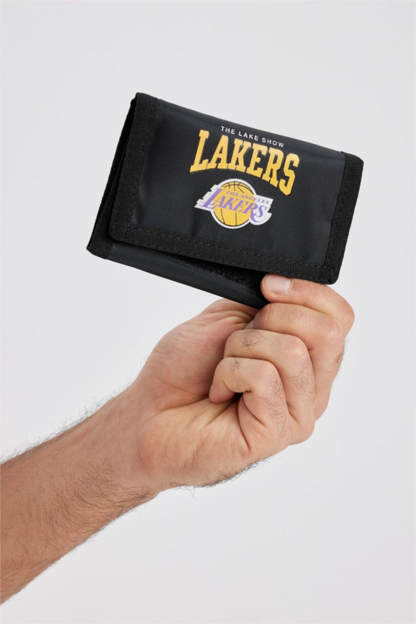 Erkek Siyah Erkek NBA Los Angeles Lakers Cüzdan