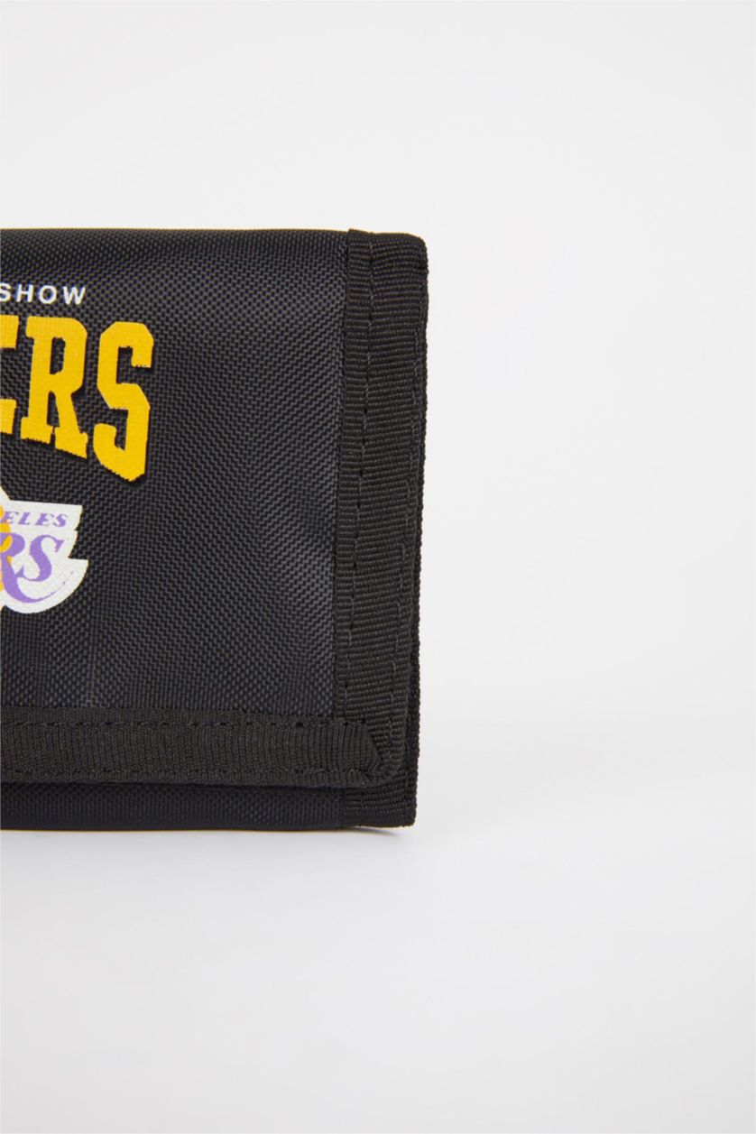 Erkek Siyah Erkek NBA Los Angeles Lakers Cüzdan