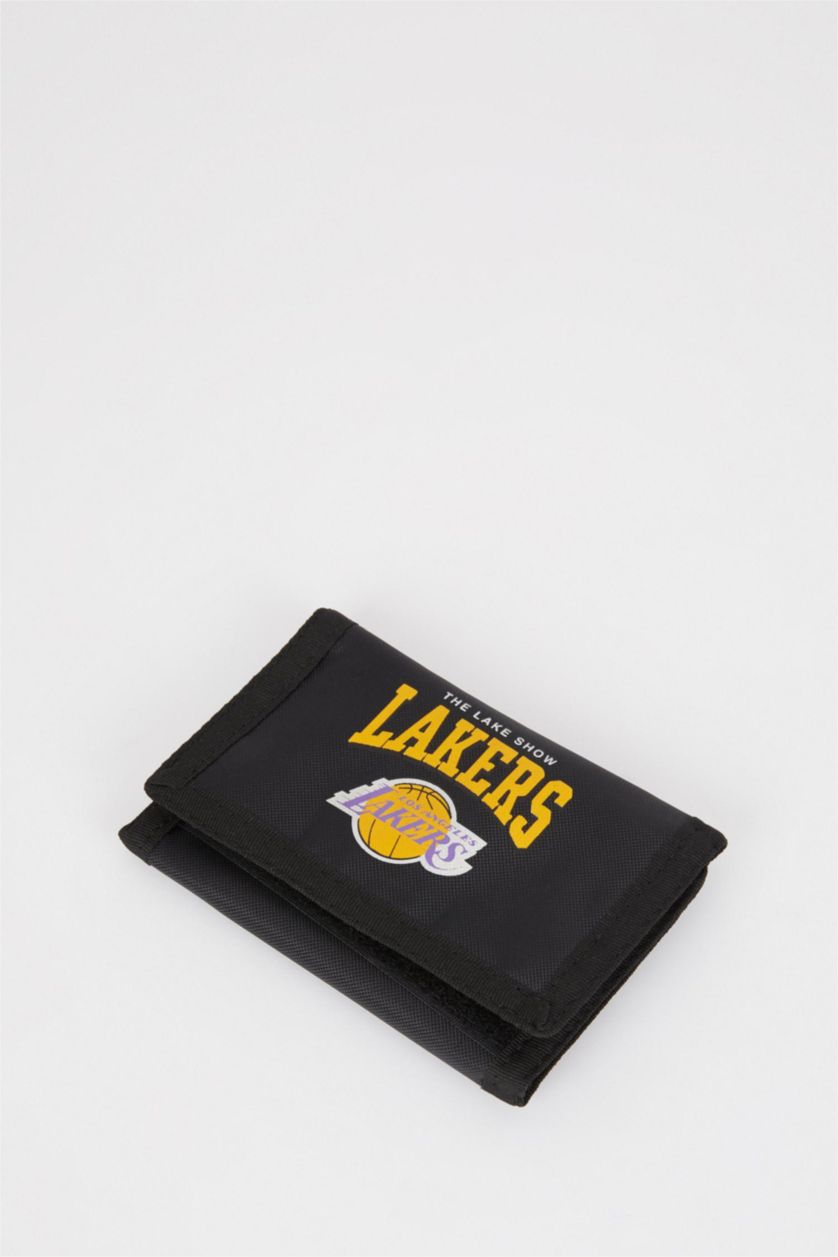 Erkek Siyah Erkek NBA Los Angeles Lakers Cüzdan