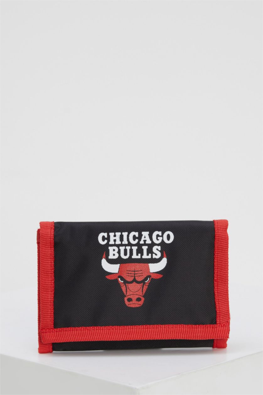 MAN Black NBA Chicago Bulls Licensed Wallet