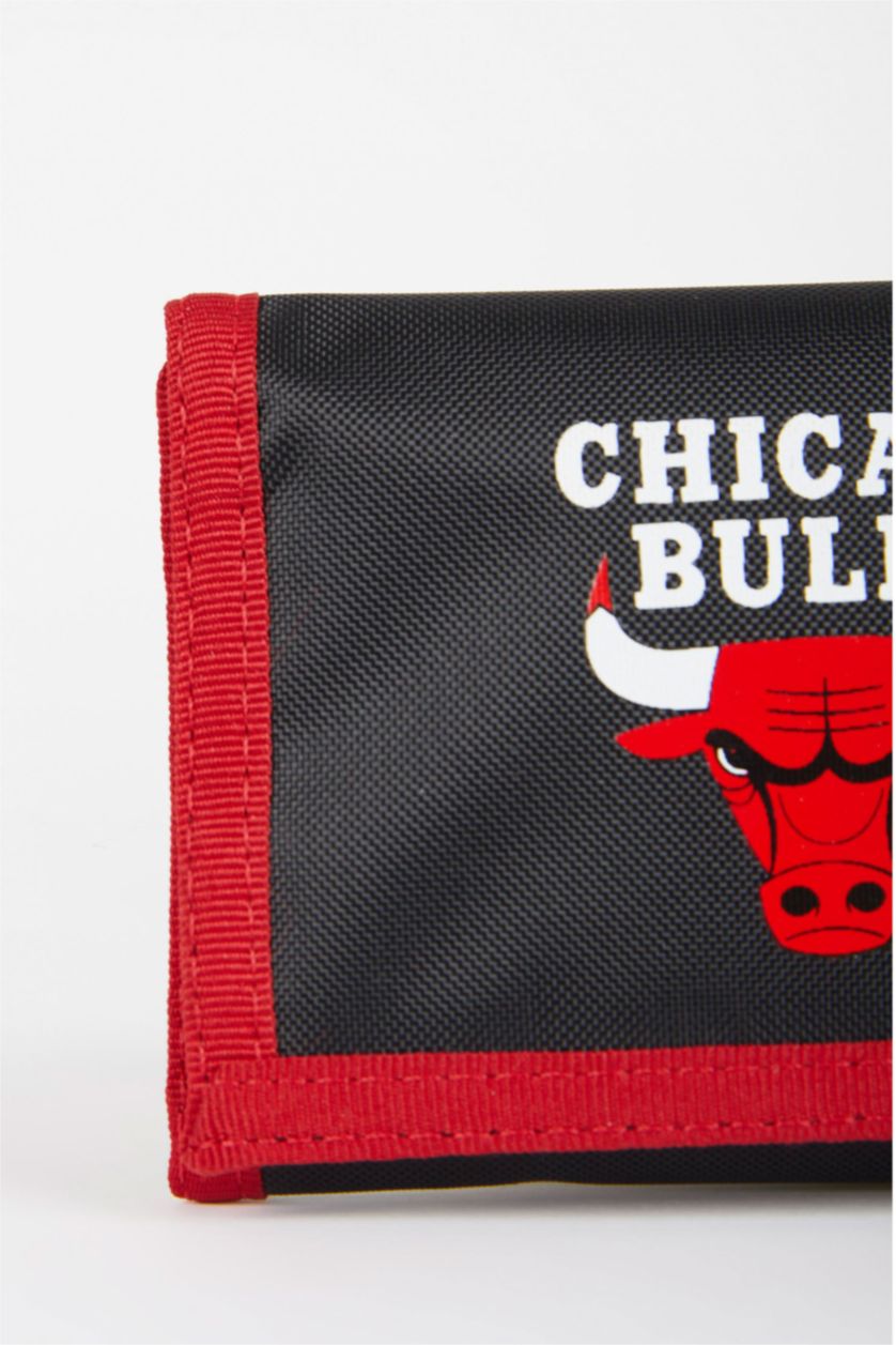 MAN Black NBA Chicago Bulls Licensed Wallet