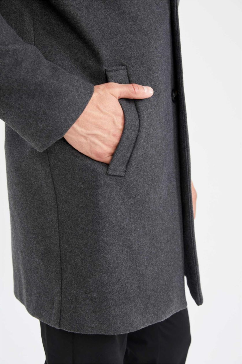 MAN Anthracite Relax Fit Cachet Coat