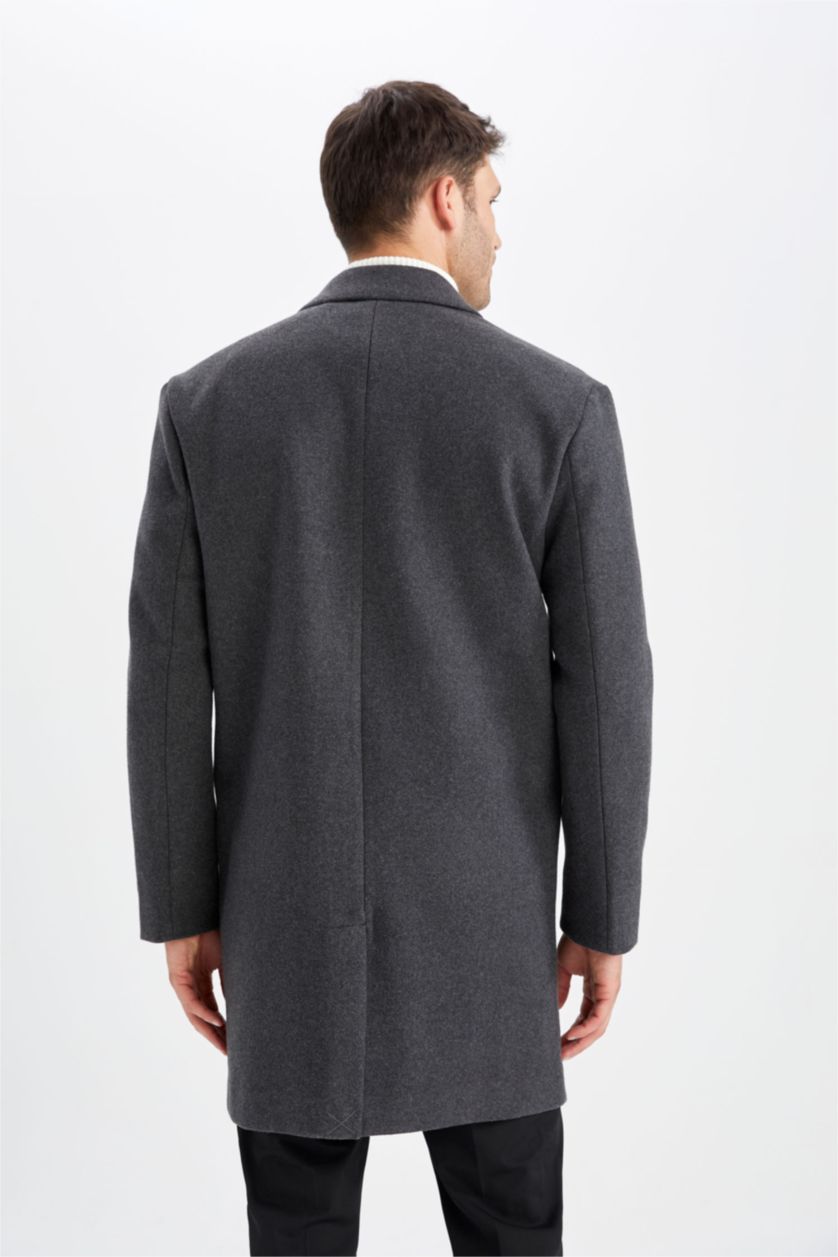 MAN Anthracite Relax Fit Cachet Coat