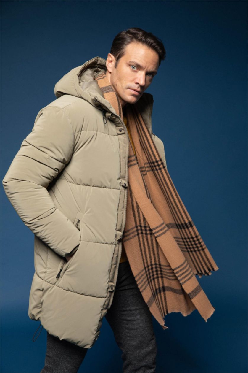 Мужчины Зеленый Парка стандартного кроя для мужчин