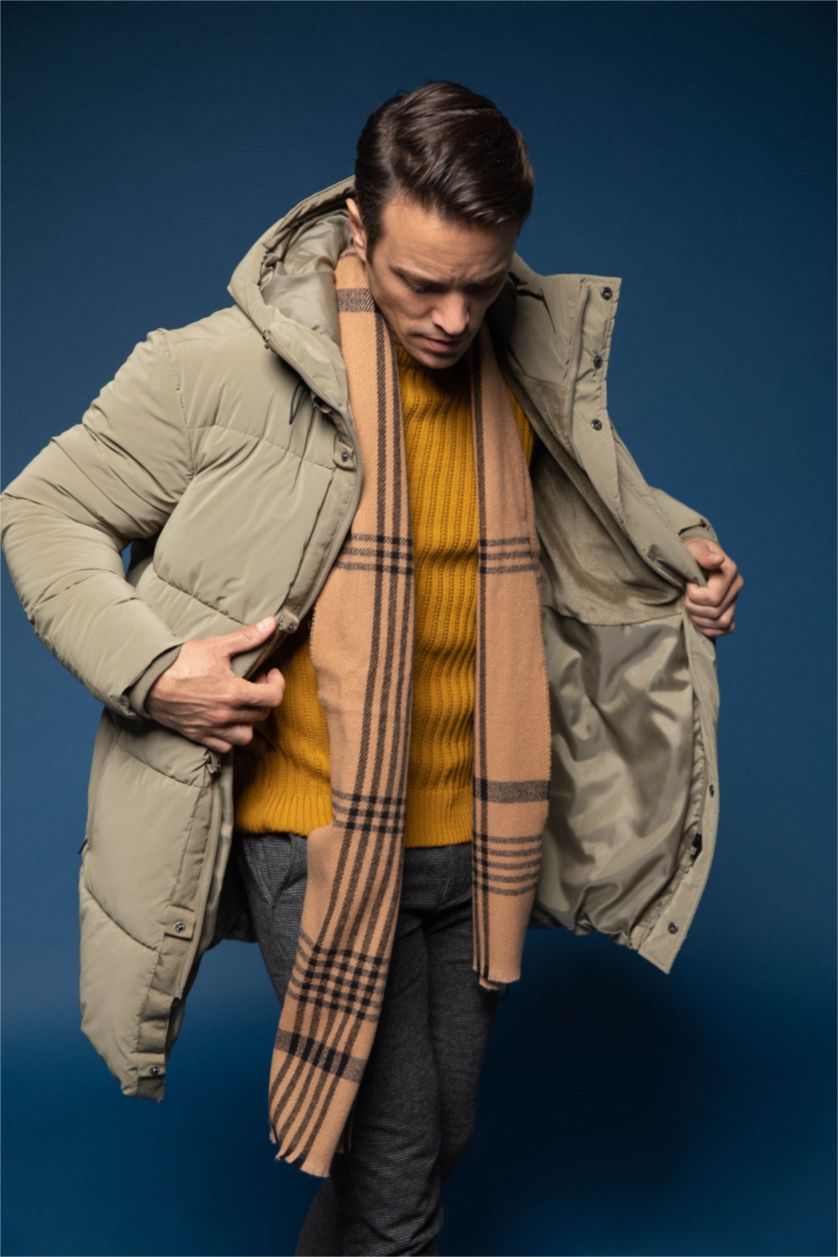 Мужчины Зеленый Парка стандартного кроя для мужчин