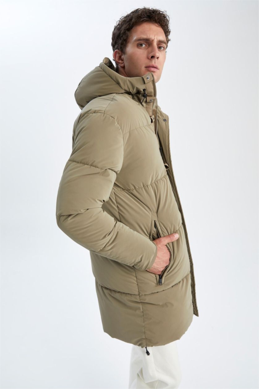 Мужчины Зеленый Парка стандартного кроя для мужчин