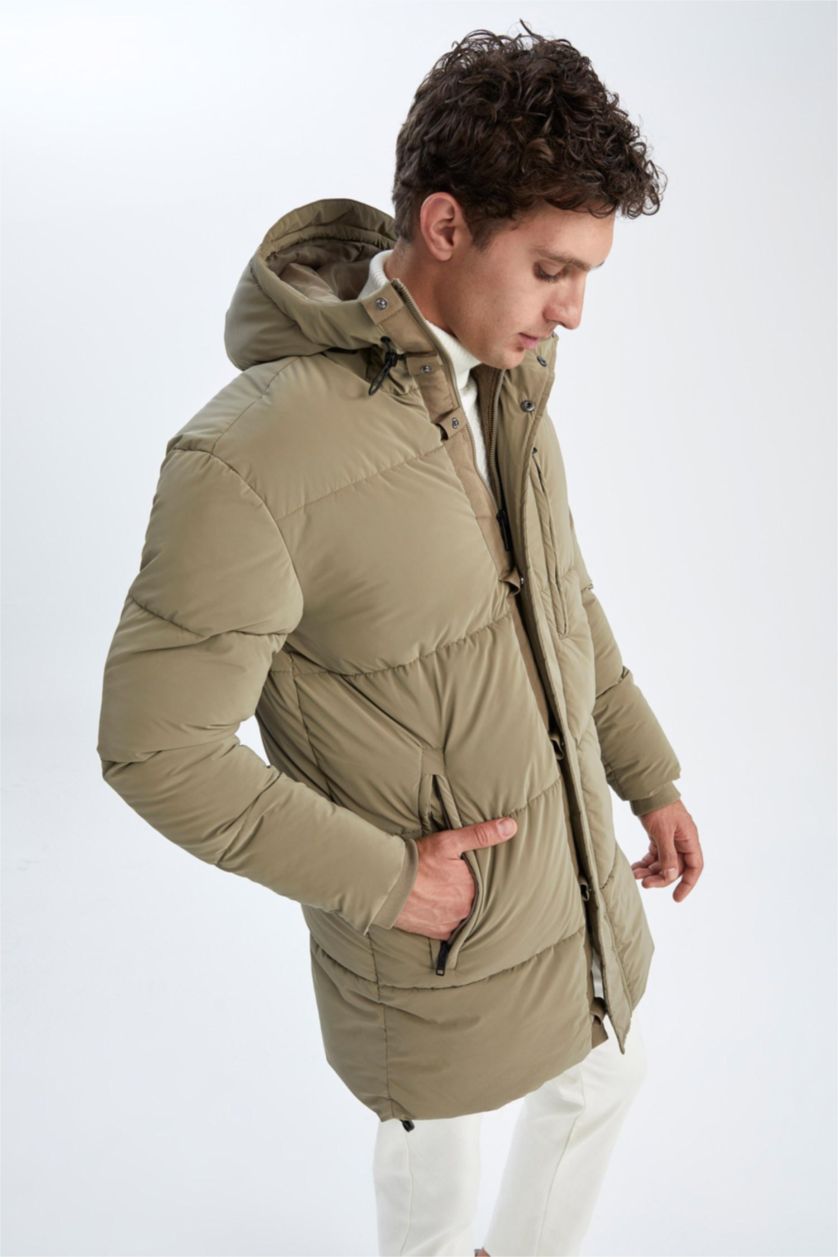 Мужчины Зеленый Парка стандартного кроя для мужчин