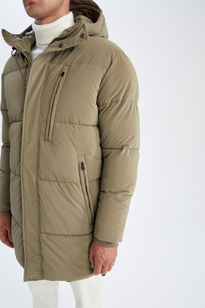 Мужчины Зеленый Парка стандартного кроя для мужчин