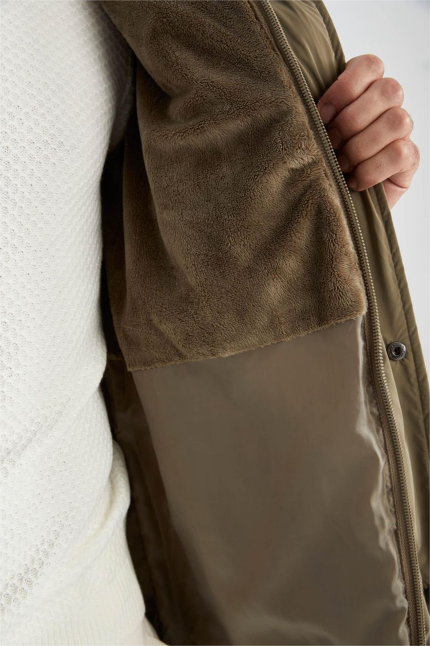 Мужчины Зеленый Парка стандартного кроя для мужчин