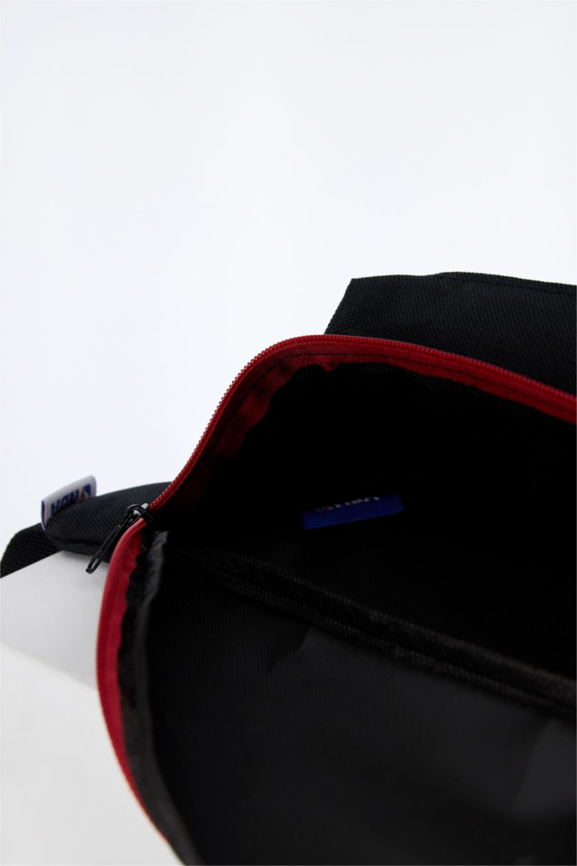 MAN Black Men's Chicago Bulls Licensed Waist Bag