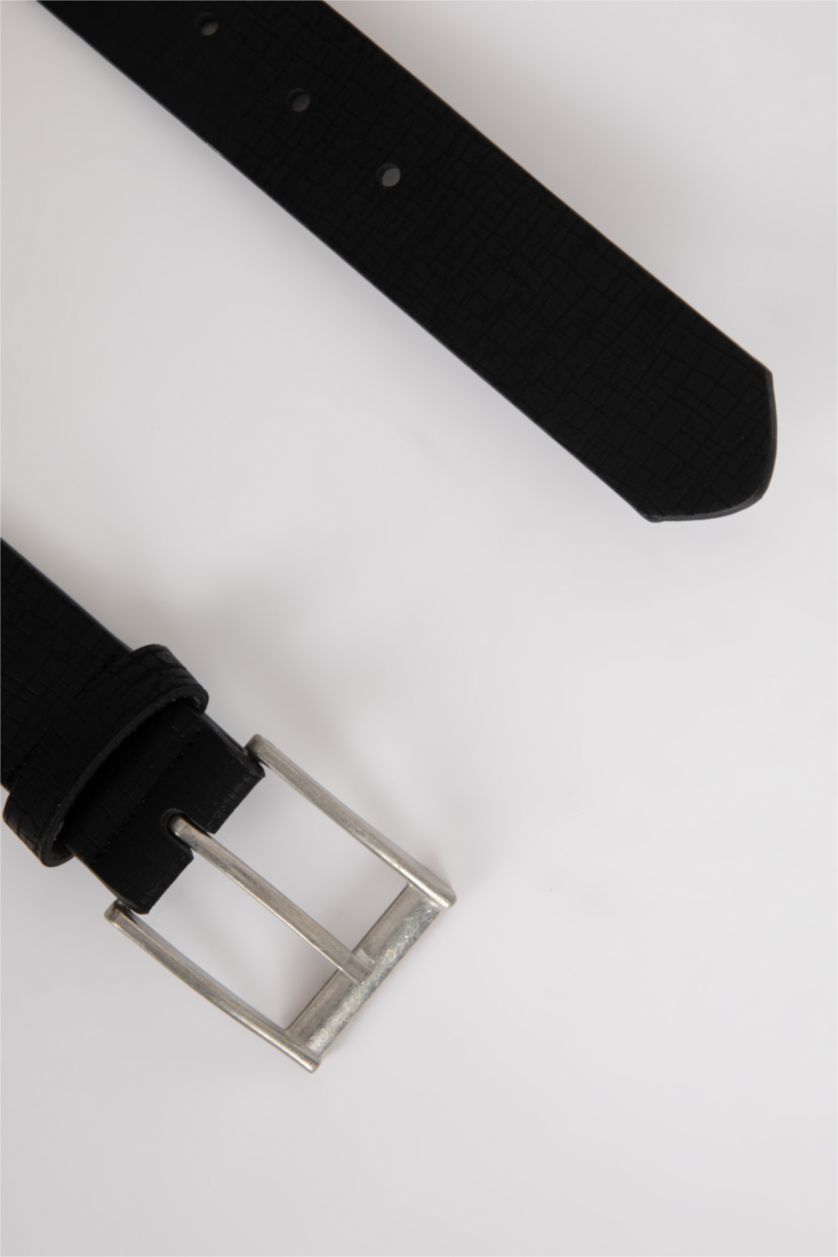 Men Karma Faux Leather 2-Pack Daily Belt