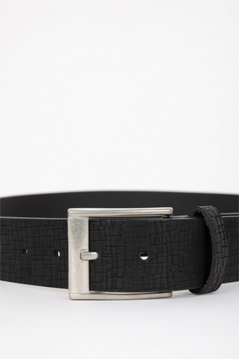 Men Karma Faux Leather 2-Pack Daily Belt