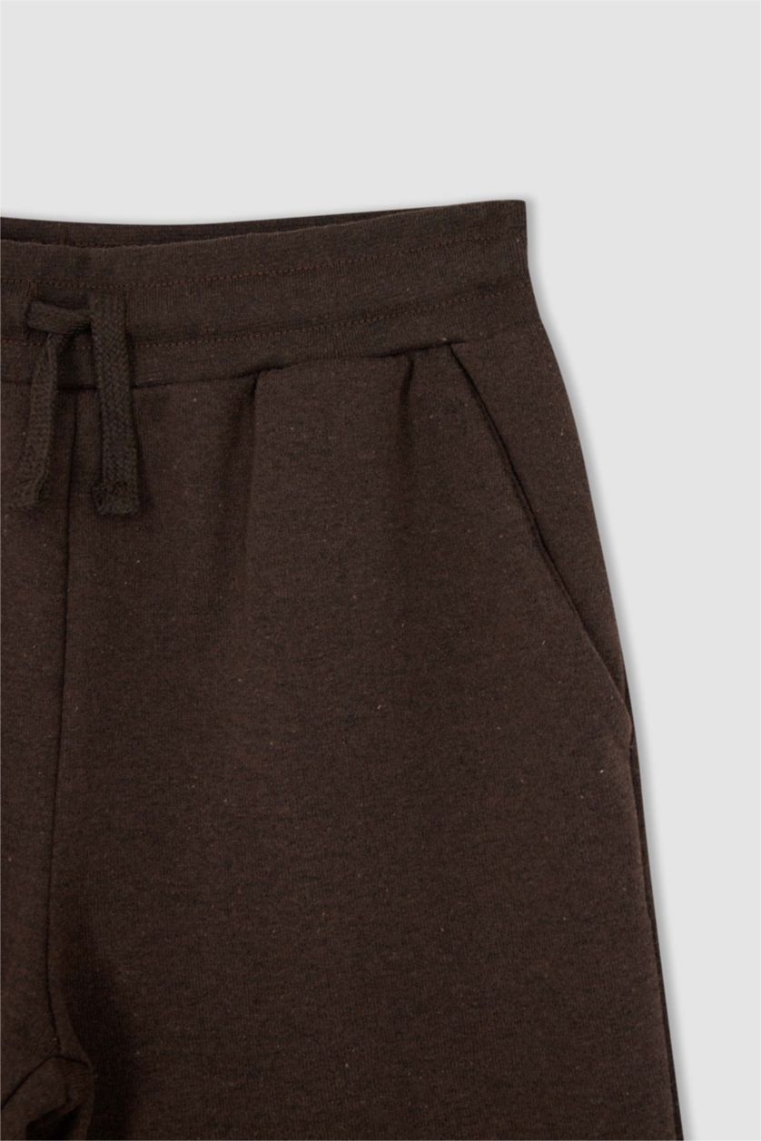 BOYS & TEENS Brown Regular Fit Trousers