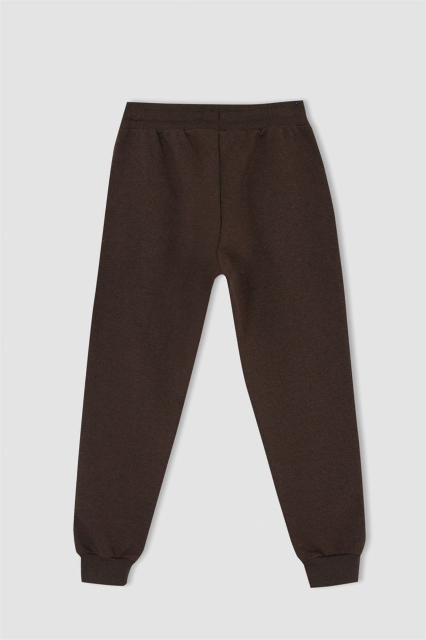 BOYS & TEENS Brown Regular Fit Trousers