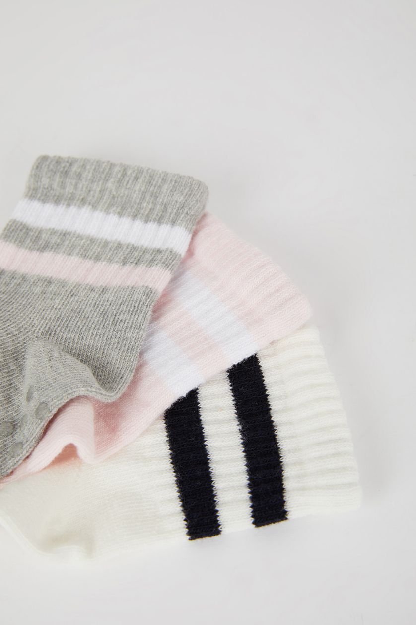 طفلة صغيرة Karma جوارب طويلة قطن - 3 قطع