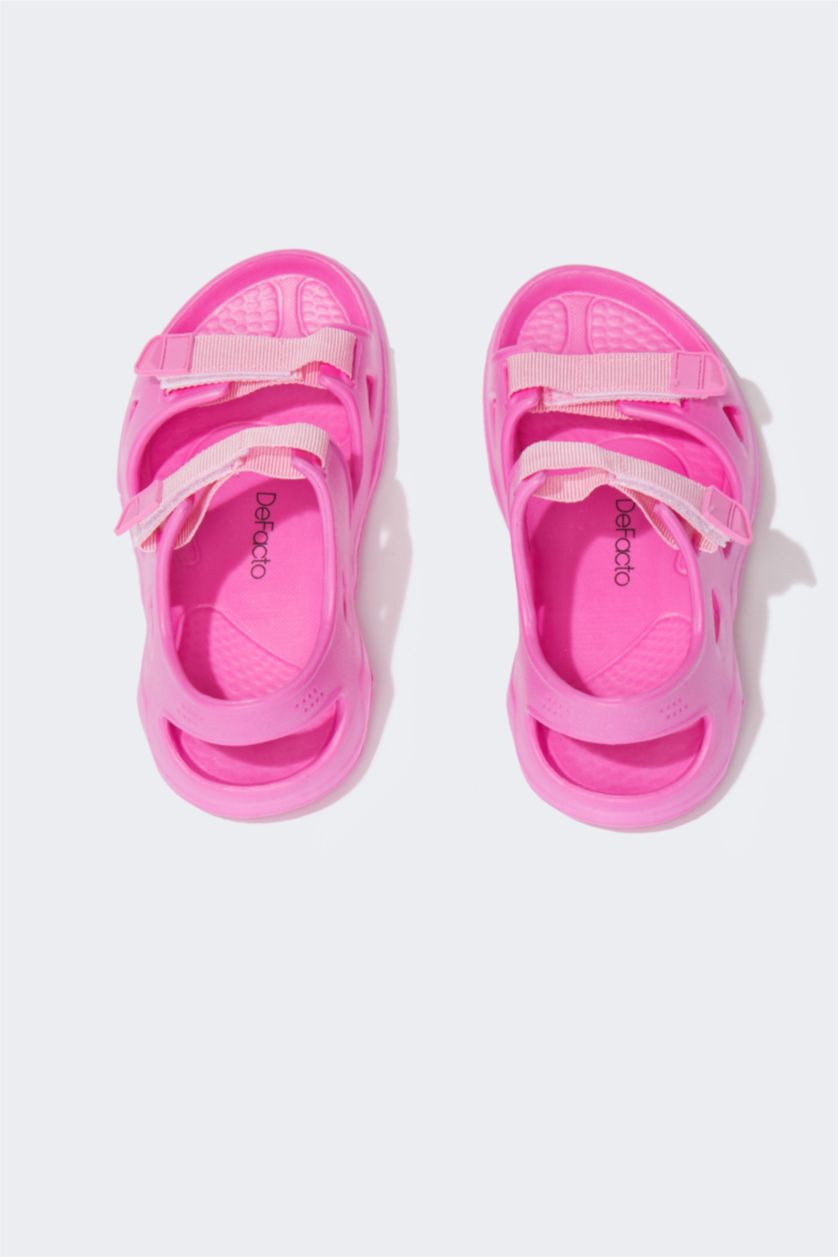 FILLES Rose Sandales Velcro pour filles