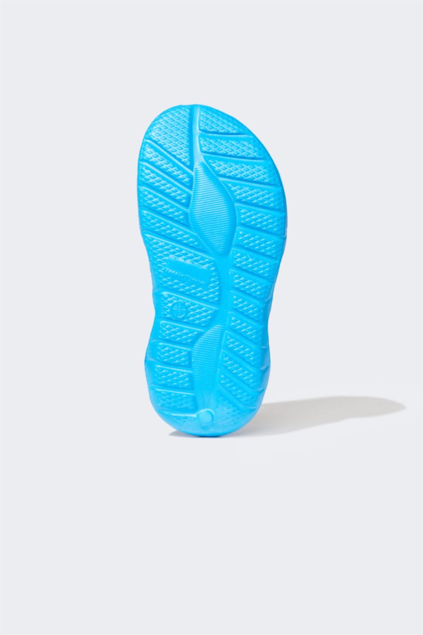 GARÇONS Bleu sandales Semelle Plate Velcro