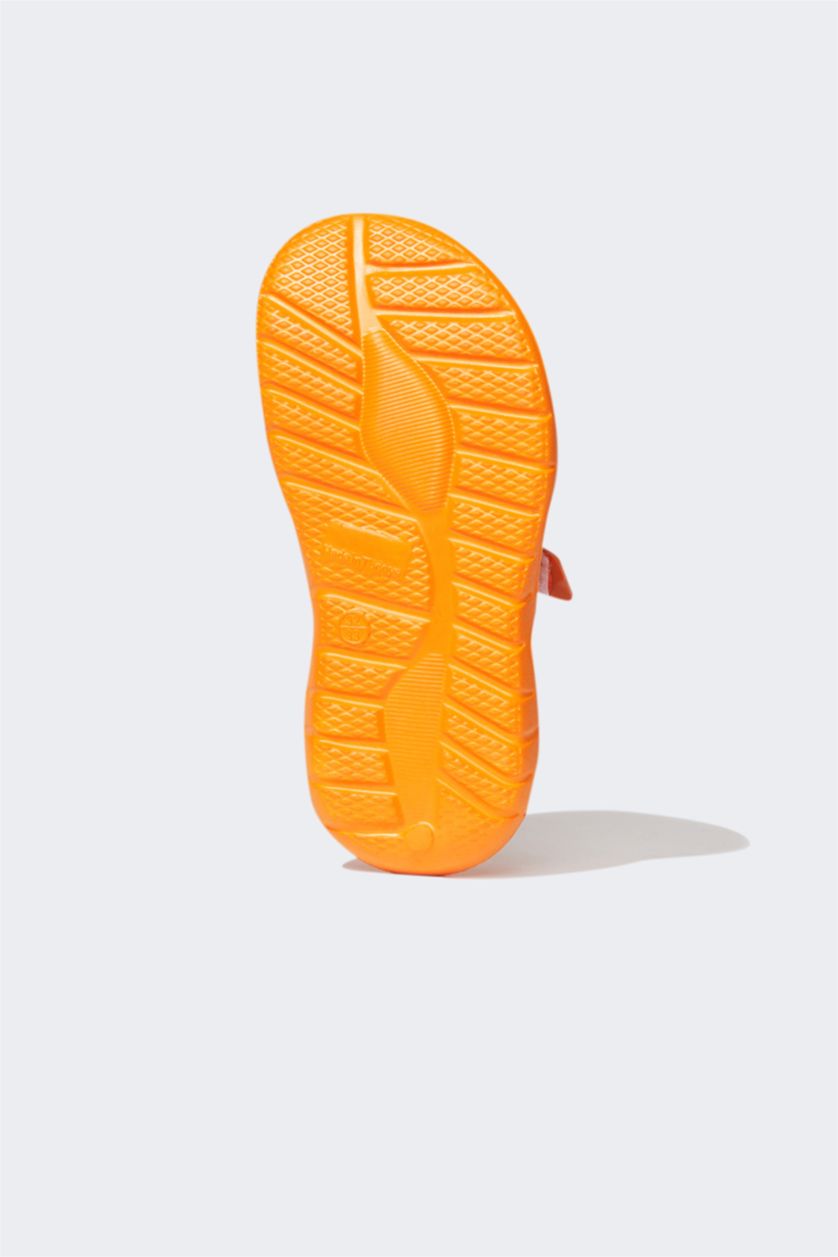 GARÇONS Orange Sandales Velcro Garçons
