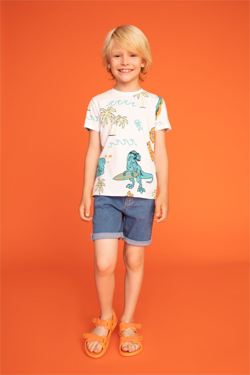 GARÇONS Orange Sandales Velcro Garçons